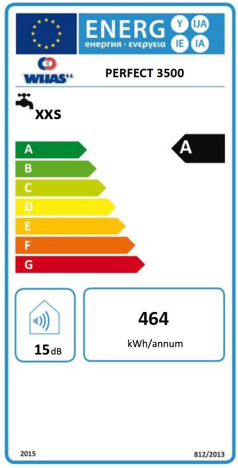 EU-Energielabel PERFECT 3,5 KW Untertisch