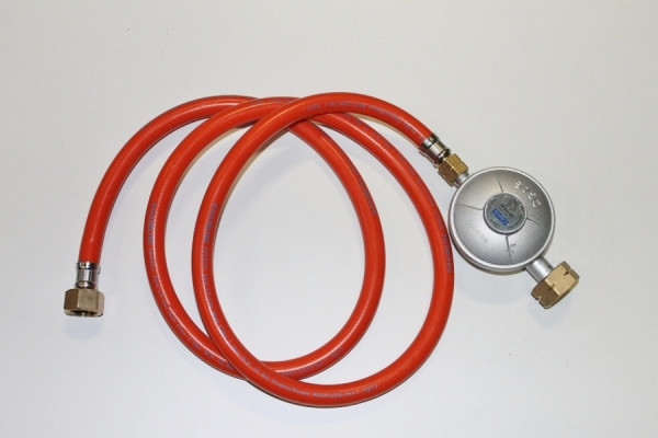 Gas Druckregler mit Schlauchanschluss 50 mbar